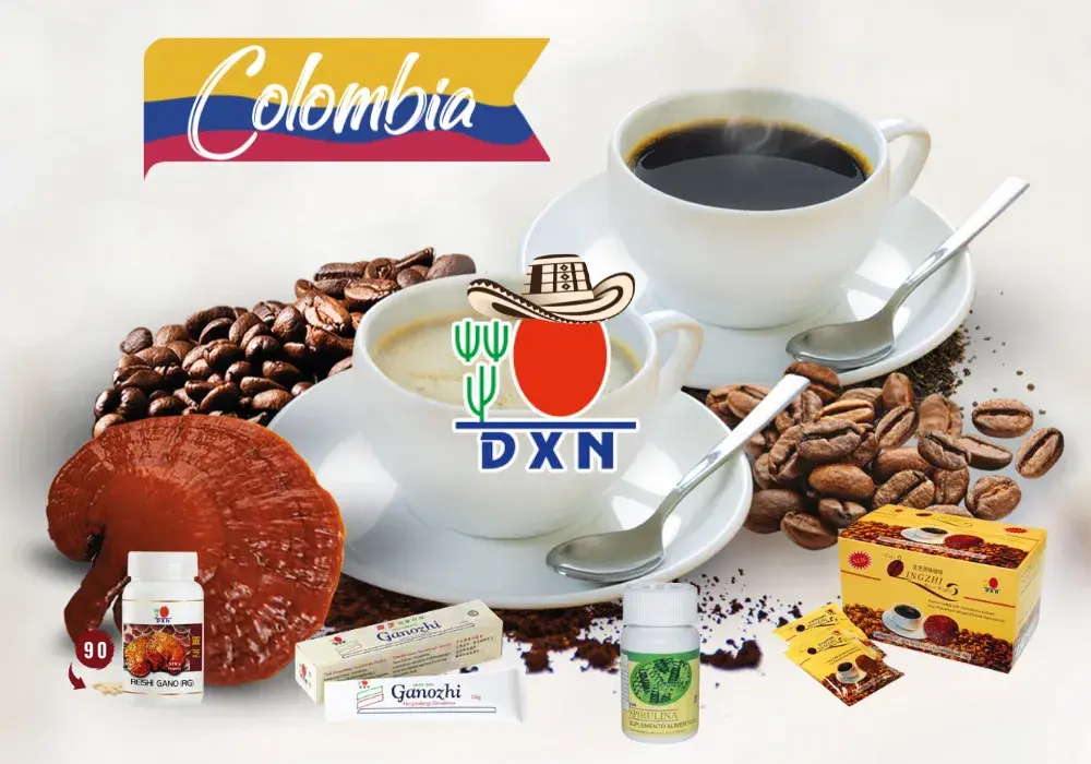 Productos DXN Colombia - Café Lingzhi, Spirulina, Morinzhi